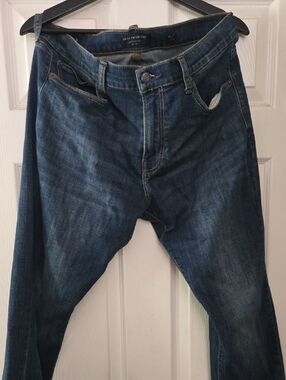 Lucky Brand Men's Dark Blue Relaxed Jeans